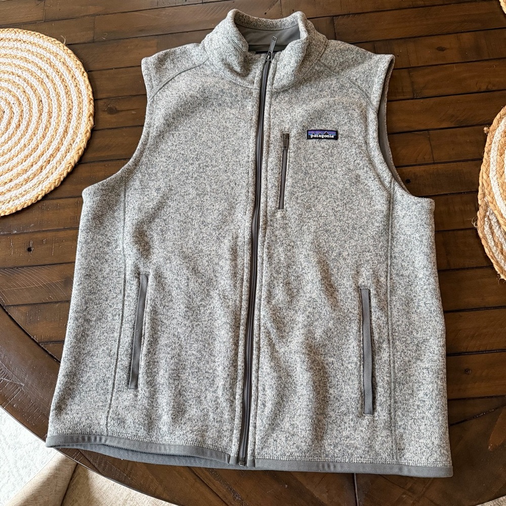 Patagonia Better Sweater Heather Gray Fleece Vest